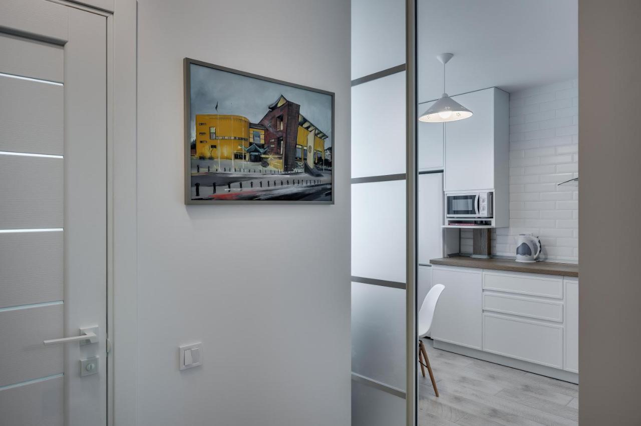 White Apartment Scandinavian Style Zaporizhia Dış mekan fotoğraf
